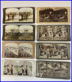Antique Vintage Underwood 1901 Stereoscope 3D Photograph Viewer 50 Cards Total