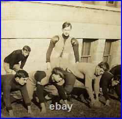 Antique Vtg C 1910s Football Team Mounted Photo 11X14 Kansas City Great Uniforms