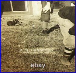 Antique Vtg C 1910s Football Team Mounted Photo 11X14 Kansas City Great Uniforms