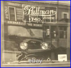 Antique Vtg Photo Auto Dealership Street Scene A M Choate Pullman Moline Knight