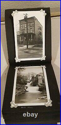 Antique vacation photo Album 130+ pic 1914-1925 Albany, Erie Canal, Yellowstone