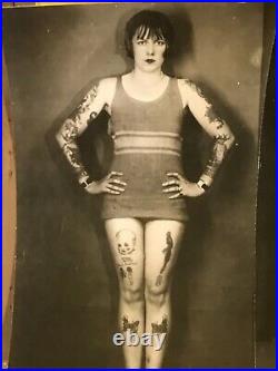Antique vintage tattoo California 1928 Bernard Kobel collectors photo 50s60s