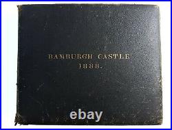 Bamburgh Castle 1888 Album Book 26x Photos Inc Surrounding Area Vintage Antique
