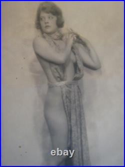 Beauty STUNNING PORTRAIT 1920s Seductive Pose, photo. De Barron Studios, N. Y