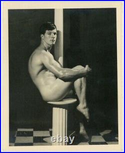 Beefcake Physique 1950 Athletic Model Guild Nude Male Vintage Gay Interest Q7252