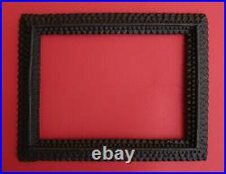 Black Forest / TRAMP ART PICTURE FRAME 19th century (# 14153)