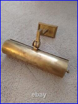 Brass Library Picture Light Visual Comfort- Vintage/Antique Style. New-Open Box