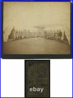 Brooklyn New York military camp antique photo