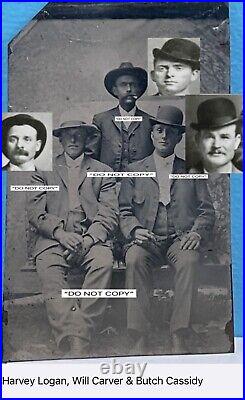 Butch Cassidy, And Gang Members Tintype Photo. SEE MY OTHER OUTLAW West Photos