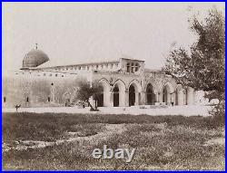 C. 1870's Al-Aqsa Mosque, Jerusalem Albumen Photo by Adelphoi Zangaki