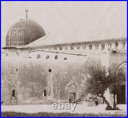 C. 1870's Al-Aqsa Mosque, Jerusalem Albumen Photo by Adelphoi Zangaki