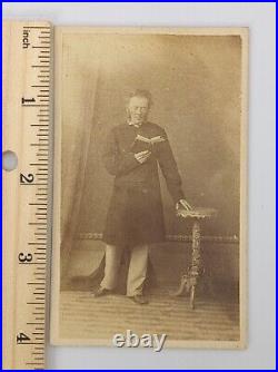 CDV Antique Photo Richard Cockle Lucas As A Sensible One Artist Sculptor Book