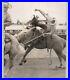 CHUCK-LEWIS-Bronc-Riding-Practice-RODEO-Cowboys-Sports-VTG-1969-Press-Photo-01-kfp