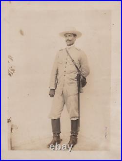 CUBAN CUBA SPANISH AMERICAN WAR OFFICER MAMBISES PORTRAIT 1880s Photo 204