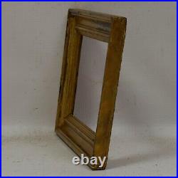 Ca. 1900 Old wooden frame Berliner Leiste original condition Internal 10 x 7.5