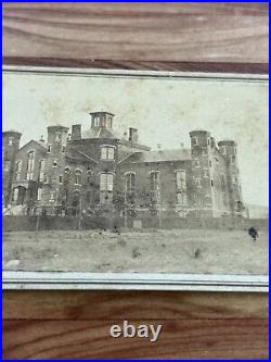 Cdv Rare Outdoors Building In Boston Antique Photo By Augustine Folsom