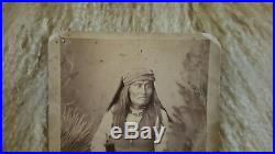 Chief Mangus-Apache Indian-RARE Vintage, Antique, Original Wittick Albumin Photo