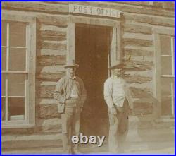 Circa 1900 Original Pikes Peak Region Post Office Photograph Colorado Candid