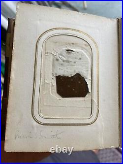 Civil War Era Album Tintypes CDV Photos Leather Gilded