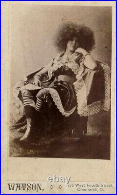 EXOTIC Risque Occult MYSTIC CIRCASSIAN Antique FREAK PHOTO! Circus Beauty SIGNED