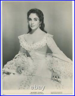Elizabeth Taylor Elegant Portrait 1957 Original Photo Raintree J5359