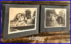 Excellent Snapshot Album Antique Photos Golf Cars Dog Beach Sports Outdoor