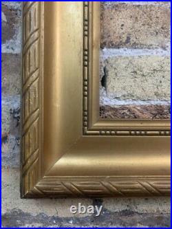 Fabulous Gold Gilt on Gesso Base Wooden Vintage Picture Frame Large Very Large