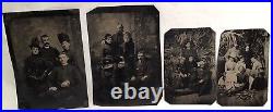 Four Antique Tintype Photographs of Virginia Family Antiques