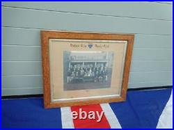 Framed Antique Vintage Oxford City Bowls Club Old School Team Photograph