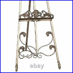 Gold Shabby chic Easel Mirror ART DISPLAY PICTURE WEDDING MENU STAND Large