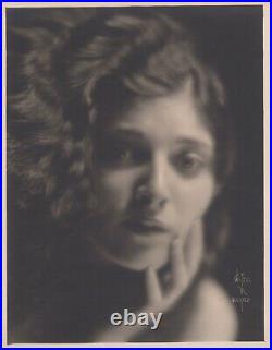 HOLLYWOOD JETTA GOUDAL STRIKING STUNNING PORTRAIT 1910s Albert Witzel PHOTO 808