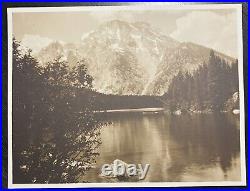 Harrison Crandall Original Vintage Photograph Jenny Lake WYOMING Mount Moran