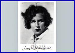Hollywood Actress Leni Riefenstahl Signed Autograph Portrait Orig Photo 212