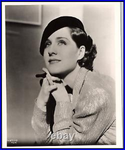 Hollywood Beauty NORMA SHEARER STYLISH POSE STUNNING PORTRAIT 1930s Photo 667