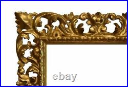 Italian 19th Century Carved Gilded Florentine Picture Frame (8x10) (SKU 1366)