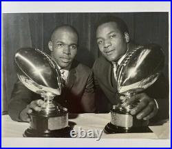 Jim Brown and Gale Sayers vintage photo 1965