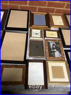 Job Lot Vintage & New Photo Picture Frames Feature Gallery Wall 24 Frames