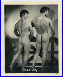 Kim Fox & John Weidemann 1950 Bruce of LA Gay Male Physique Beefcake Men 7761