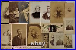 LOT antique 16 PHOTOGRAPHS Leeson Ettenger Morton McClean Harveson Henneth