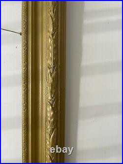 Large Carved Wood Gilt Picture Frame For Oil Painting 30 x 20
