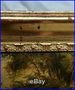 Large Vintage Ornate Wood Gold Gilt Picture Frame 40 x 30 Fits 33 x 23