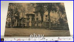 Leipzig BERLIN Post Card 2 Unmarked RARE Antique PHOTO POSTCARDS Buildings VTG