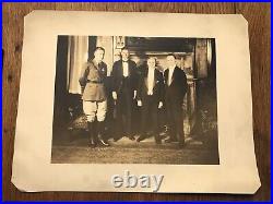 Lot Of 4 Antique Vintage 1920s Photos Charles Lindbergh & Raymond Orteig