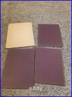 Lot Of 4 Early Wedding Photographs In Matted Folders
