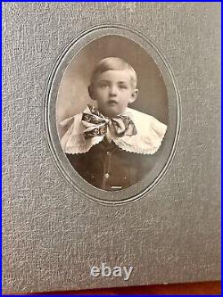 Lot Of Cabinet Cards 7 Antique Photos Incl Female Photographer 1800s