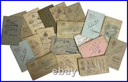 Lot of 40 Antique Photographs Portraits Cabinet Cards Amsterdam Europeans 1900's