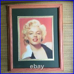 Marilyn Monroe Vintage Color Photograph Framed