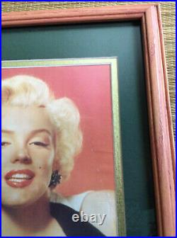 Marilyn Monroe Vintage Color Photograph Framed