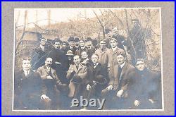 Mixed Race Gentlemans Group Portrait Three 9x7 Inch Photos 1890s Antique