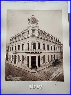 Montevideo Uruguay 1885 South America Albumen photo print authentic vintage